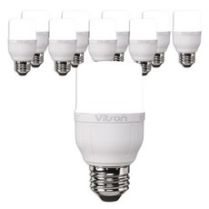 LISHIN Vitson Wonha T型LED燈泡 白色 8W, 晝光色, 10個