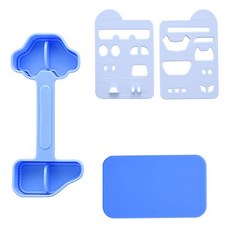 B Home Baking Arnest 汽車飯糰模具4件組, 混合色, 1套