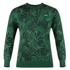 luxgolf 430高爾夫 男款圓領花卉長袖高爾夫針織衫 LB3A415