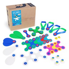 clixo 窗戶磁力教具組 CL4348 33件, 混合色