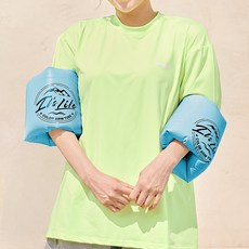 이츠라이프 물놀이 컬러 암튜브 2p, 블루, 1개