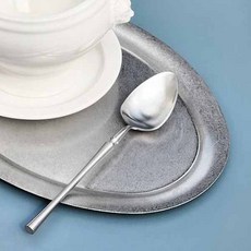 HORECA 復古洋蔥湯甜點麥片西餐湯匙, 2個, 銀色