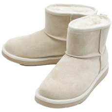 벨라노이 여성용 스웨이드 겨울 어그 털 숏 부츠 3cm