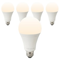 원하 비츠온 A-벌브 LED 전구 14W 화이트, 5개, 주백색