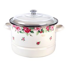 EJIRY Imperial Rose琺瑯鍋蒸鍋, 24cm, 1個