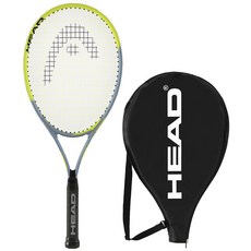 HEAD Tour Pro MM TRADE 網球拍 + 拍頭套, 綠色+藍色, 單品, 1組