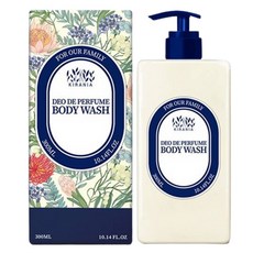 KIRANIA 去味香氛沐浴乳, 300ml, 1個