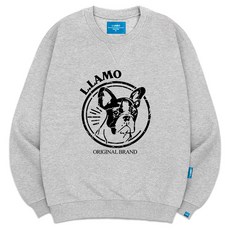 L.LAMO 刷毛M 可愛鬥牛犬 大學T 大尺碼