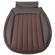 ezes 高級全包覆汽車坐墊, 巧克力棕, 1個
