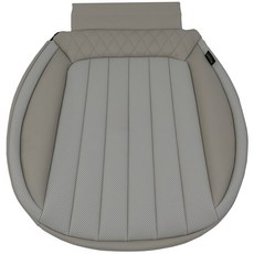 ezes 高級全包覆汽車坐墊, 棉米色, 1個