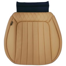 ezes 高級全包覆汽車坐墊, 馬鞍棕, 1個