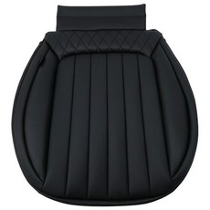 Ejes 高級全包覆汽車坐墊, 幻影黑, 1個