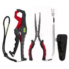 BOOMS FISHING F03 鉗子 G05 魚嘴夾 套組 BAFTF03G05, 紅色, 1套