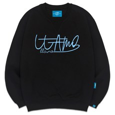 L.LAMO 男女通用 刷毛M 螢光Logo 大學T