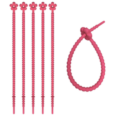 花朵造型矽膠理線帶, 4, 5個