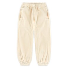 WALTONKIDS 兒童舒適保暖日常刷毛保暖束口褲