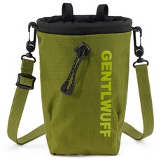 gentlwuff Work Hard 狗狗零食袋, 橄欖綠