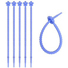 花朵造型矽膠理線帶, 20, 5個