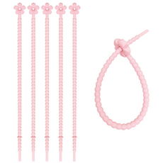 花朵造型矽膠理線帶, 9, 5個