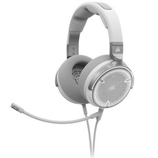 CORSAIR 海盜船 VIRTUOSO PRO開放式遊戲耳機, 單一商品, 白色