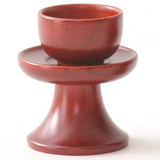 Joeunworld 白蠟木原木祭祀用具 祭祀用酒杯杯架套組, 1套