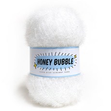 니뜨 허니버블 수세미 뜨개실 90g, 1개, 01화이트