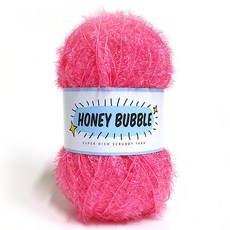 니뜨 허니버블 수세미 뜨개실 90g, 1개, 15핑크