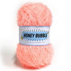 니뜨 허니버블 수세미 뜨개실 90g, 1개, 12애프리콧