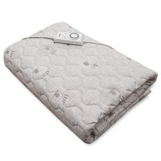 boKUK 安心時間 Air Cell 電熱毯 BKB-0504D, 灰色羊, 雙人(135 x 180 cm)