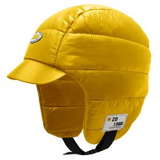 경량 방한 방풍 귀마개 모자, 옐로우