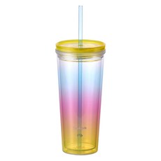 FRench Bull Neoflam Tritan保冷杯, 1個, 650ml, 極光黃