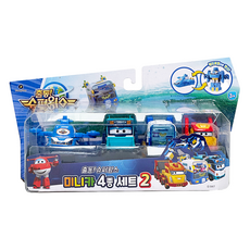 超級飛俠迷你汽車2 4件套, 混合顏色