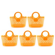 Uniart 購物籃 5入, 橘色