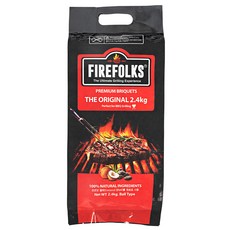 FIREFOLKS 더 오리지널 바비큐 캠핑 구이용 숯, 2.4kg, 1개