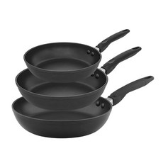 MEYER 美亞 IH電磁爐適用Cook&Look鍋具3件組, 平底鍋 20cm+平底鍋 26cm+平底鍋 28cm, 混色, 1組