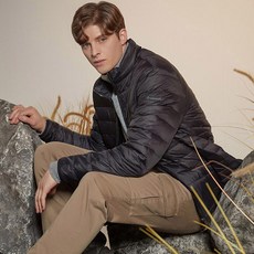 ISENBERG 男款空氣輕量鋪棉外套