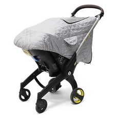 유모차 방한 방풍 커버, 그레이, 1개