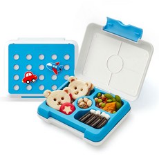 플렉스앤락 유아 실리콘 식판 도시락통, 토이월드, 1세트