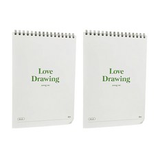 ibis 綠色上翻式素描本, A4, 2個