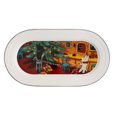 MAISON OBJET 麗莎與卡斯柏聖誕精選橢圓盤, 1個, 樹