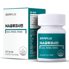 Ttobakcare N-乙醯葡萄糖胺&維他命D&K保健錠, 1個, 60顆