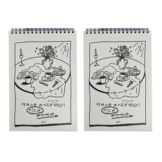 ibis 上翻式繪圖本 黑色, A4, 2個