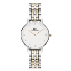 Daniel Wellington PETITE LUMINE 5 LINK TWO TONE 水晶時尚手錶 28mm