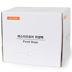 Less is More 大容量保鮮袋 大 30cm x 40cm, 1000入, 1個, 大(L)