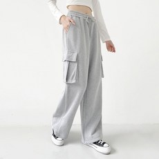 플랜데이 여성용 코듀로이 스트링 조거 와이드 카고 밴딩 팬츠 숏