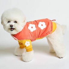 MY FLUFFY 狗狗2步驟鋪棉衣, 珊瑚