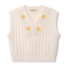Perimitz 女童花朵提花針織背心 P2341K471