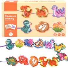 OZ TOY 原木積木穿線教具, 恐龍