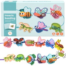 OZ TOY 原木積木穿線教具, 昆蟲