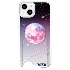 유스픽 이너 카드 포켓 클리어 하드 휴대폰 케이스 투더문